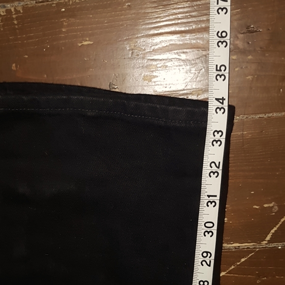 Vintage, Wrangler Jean's, black, cowboy cut, long rise, classic fit. - Picture 4 of 6